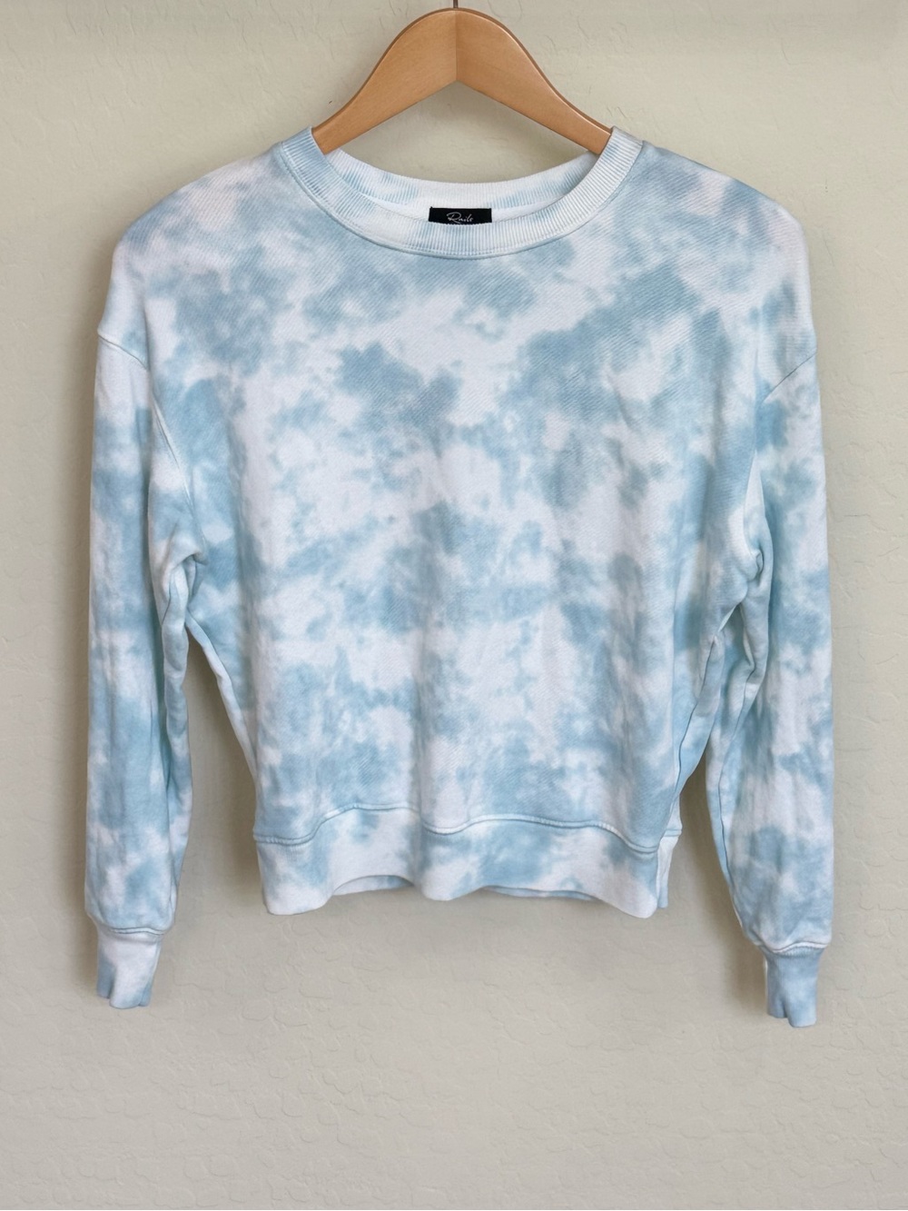 Rails Ramona Light Blue Cloud Tie Dye Sweatshirt Size Small Cotton Modal